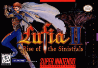 Lufia II Rise of Sinistrals Super Nintendo  box art